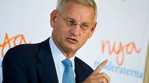 Ngoại trưởng Thụy Điển Carl Bildt.